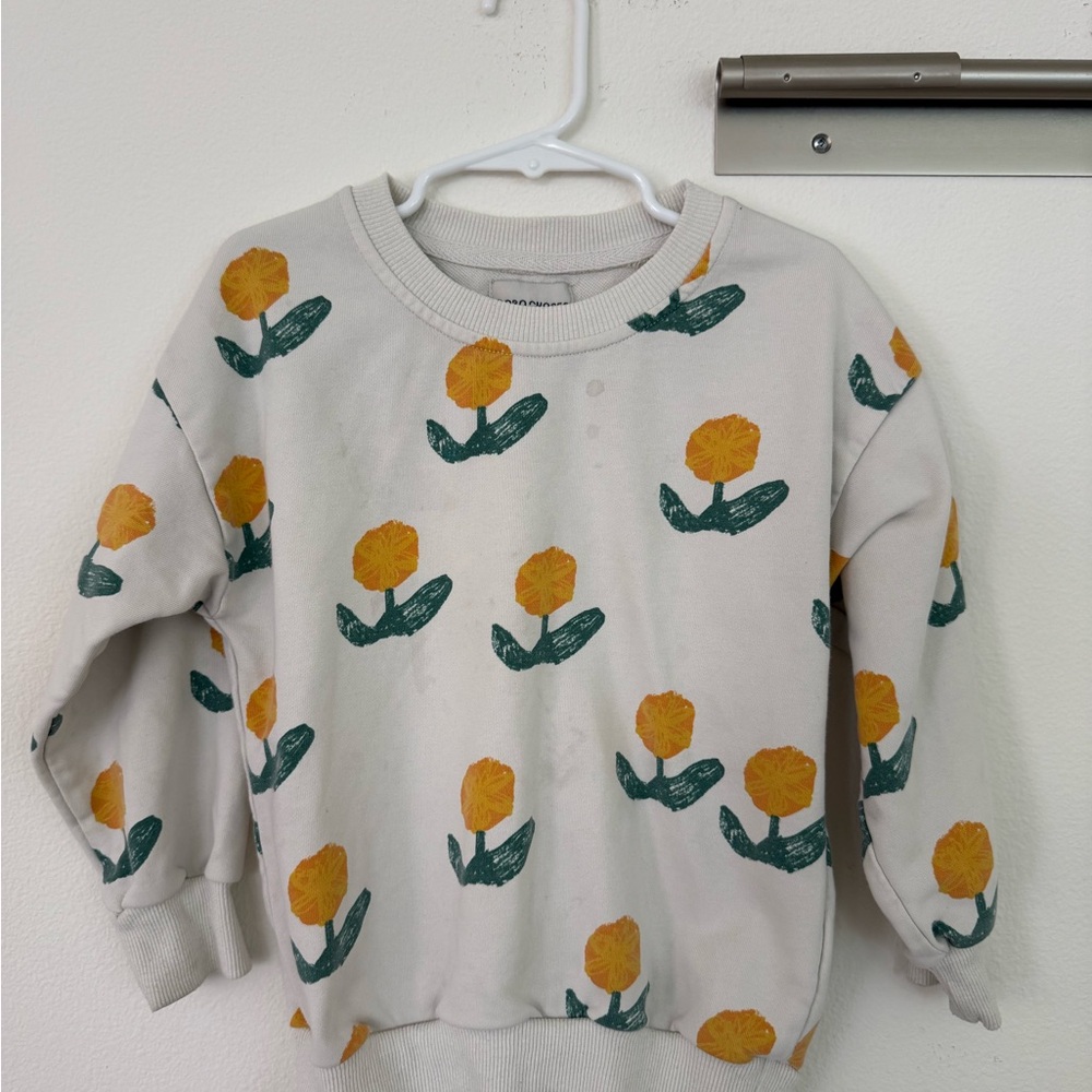 Bobo Choses Cream Knit Sweater